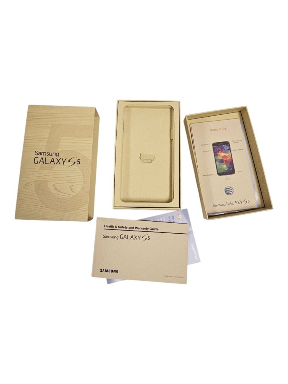 BOX ONLY - Samsung Galaxy S5 With Information & Guide